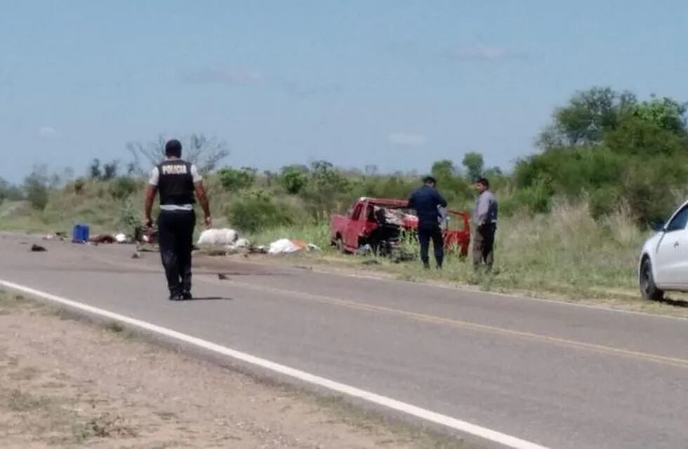 Accidente en El Tunal. (Prensa Policía de Salta)