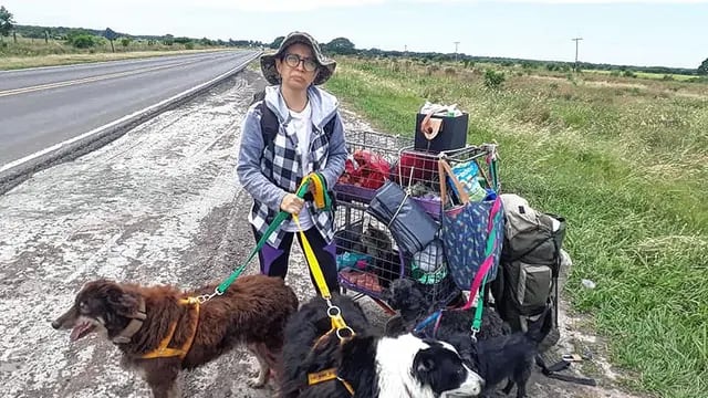 Familia chaqueña viajando a la Patagonia