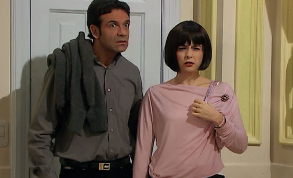 Marcelo de Bellis  y Érica Rivas como Dardo y María Elena Fusceneco