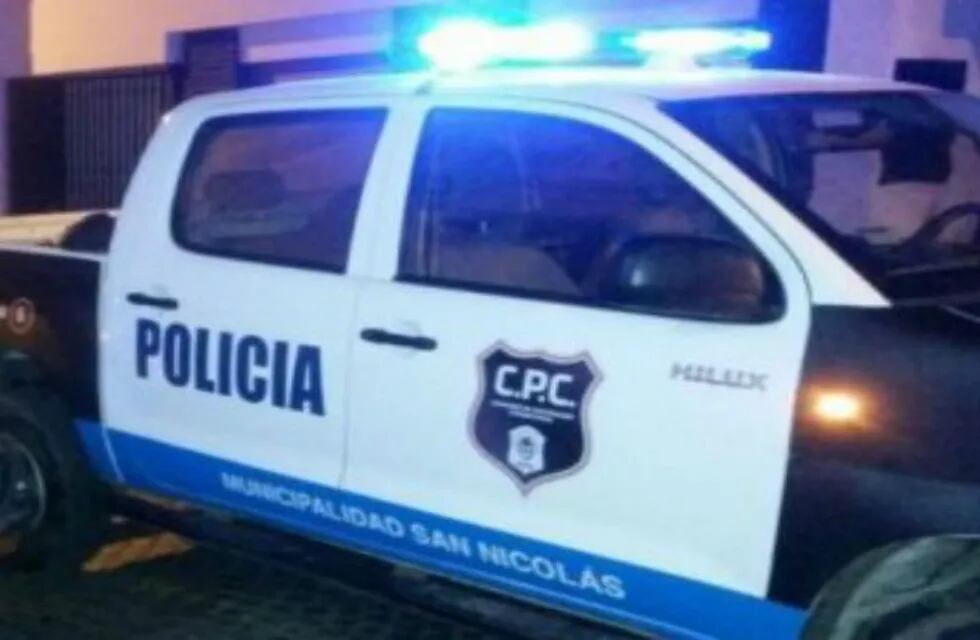 Policía de San Nicolás. (El Informante)