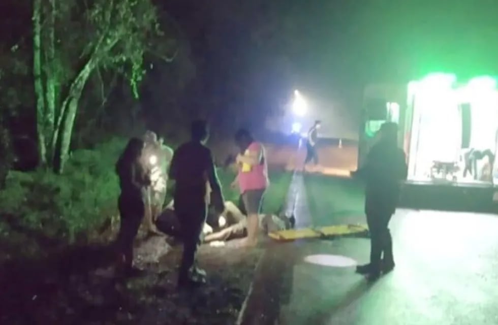 Choque y fuga en Santiago de Liniers dejó un saldo de dos heridos graves.