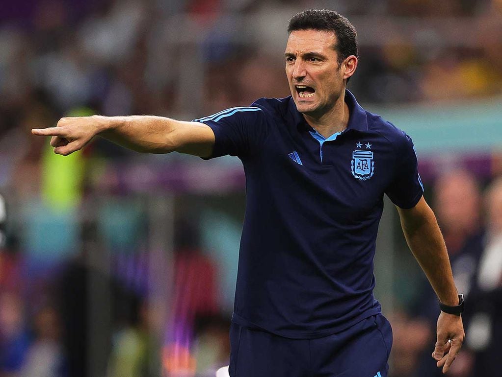 Lionel Scaloni, D.T. del seleccionado Argentino en el Mundial de Qatar 2022