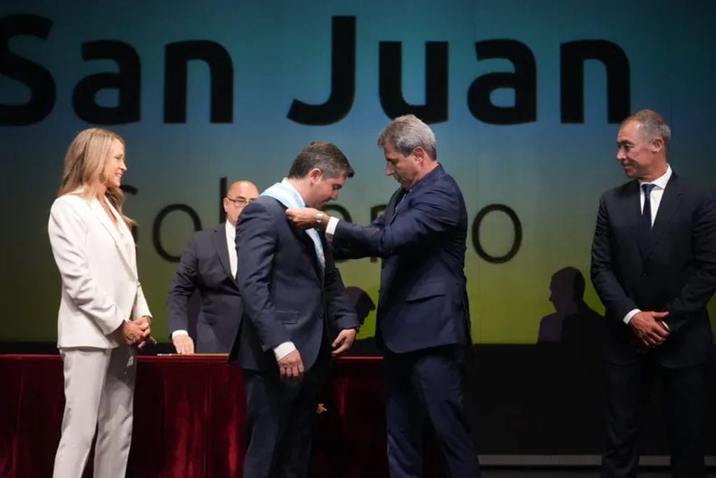 Orrego asumió como gobernador de San Juan.