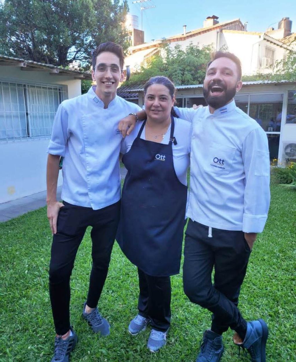 Silvina Sosa con Luciano García, el pastelero de Cocineros Argentinos