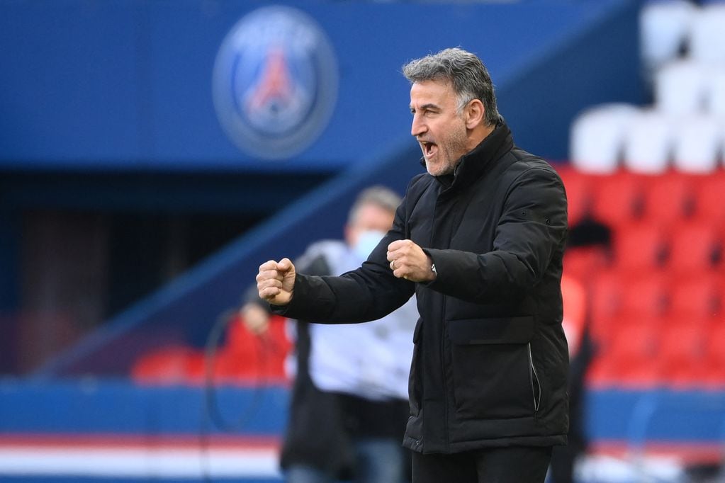 Christophe Galtier comienza su etapa como entrenador del PSG.