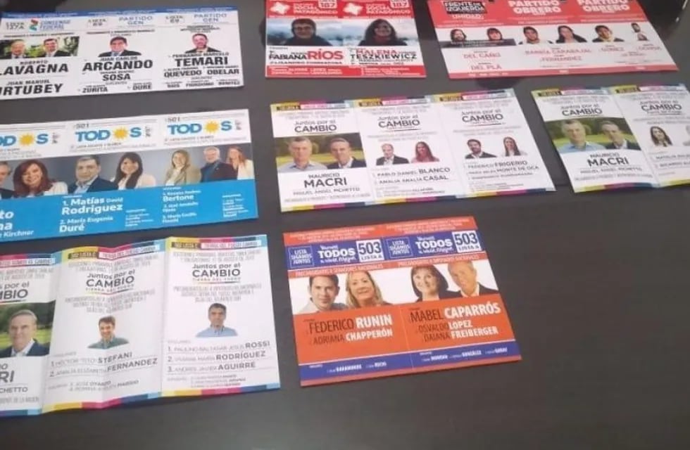 Boletas elecciones presidenciales 27 de octubre - TDF.