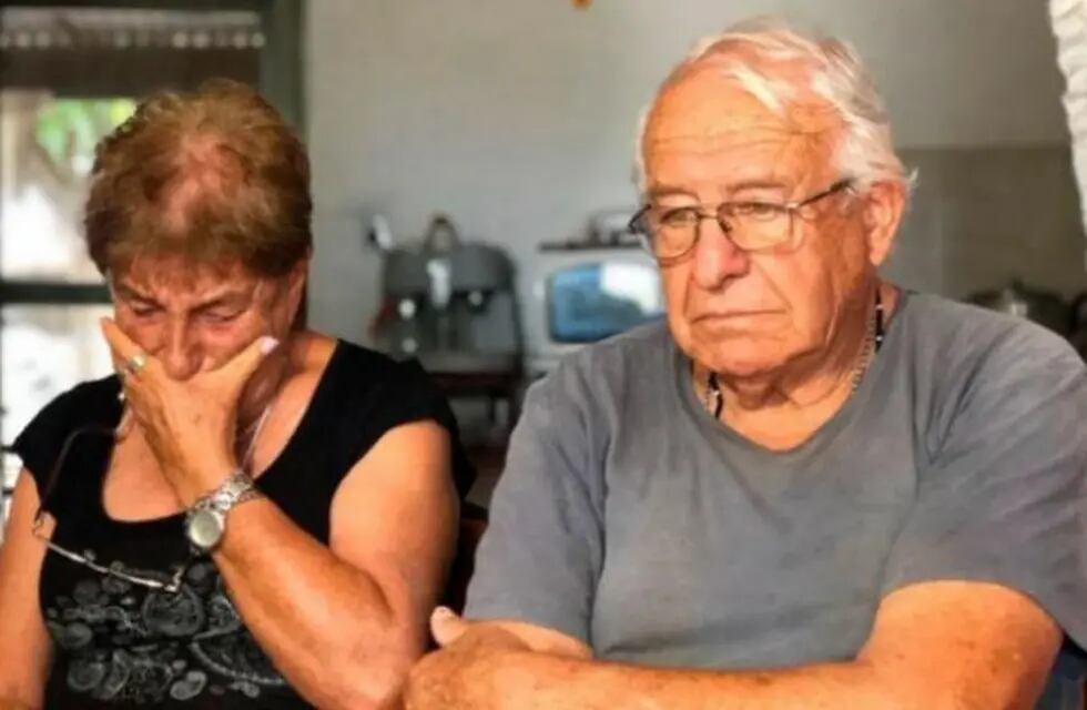 Abuelos de Tanti aterrados por el accionar de su propio nieto contra ellos. (Foto: gentileza ElDoce.tv).