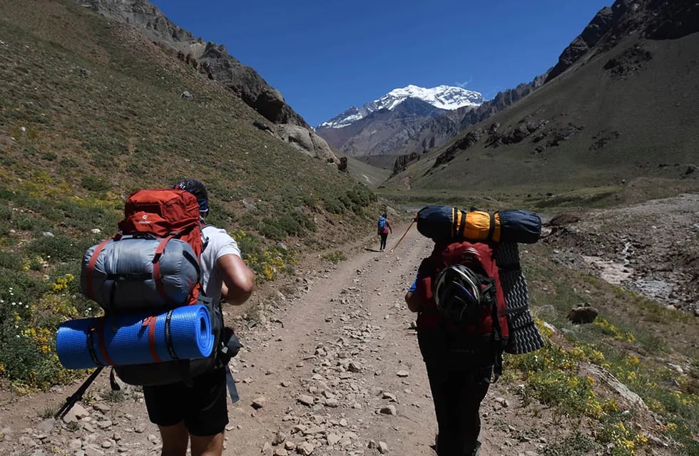 Parque Nacional Aconcagua 
Trekking en el parque Nacional Aconcagua. / Los Andes