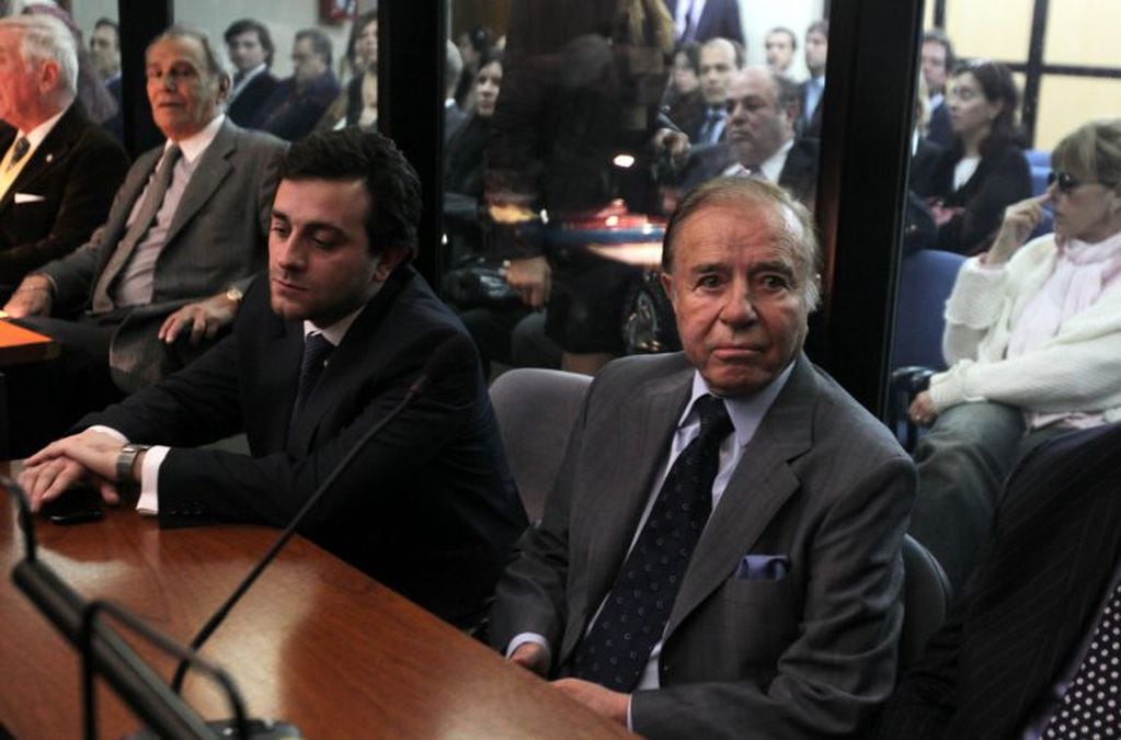 Carlos Menem durante el juicio en septiembre de 2011 (Foto: Cézaro De Luca/EFE)
