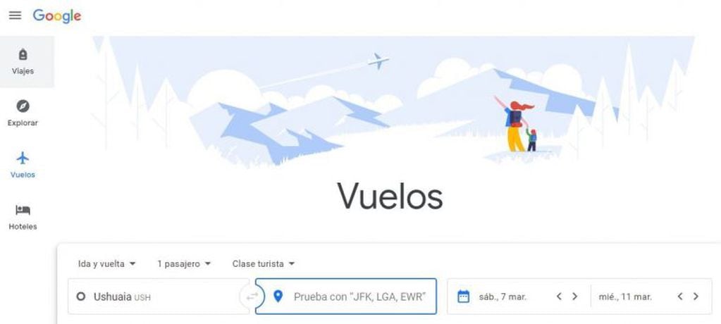 Google Flights.