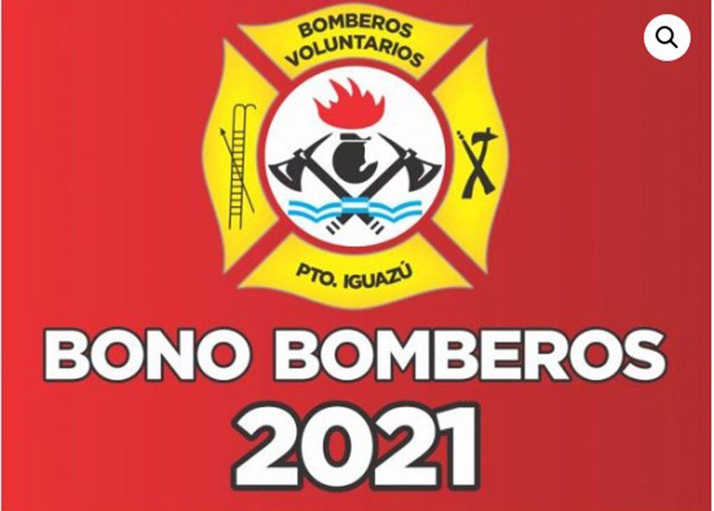 Bomberos Voluntarios de Puerto Iguazú lanzan bono solidario.