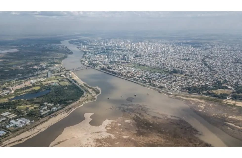 Preocupa el nivel del río Paraná en Santa Fe (UNL).
