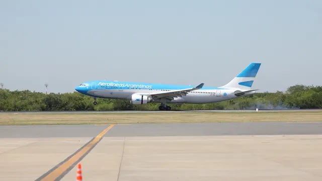 Vuelo de Aerolineas Argentinas