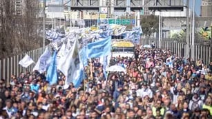 El inicio de la marcha por Cristina Kirchner: Puente Pueyrredón desde Avellaneda