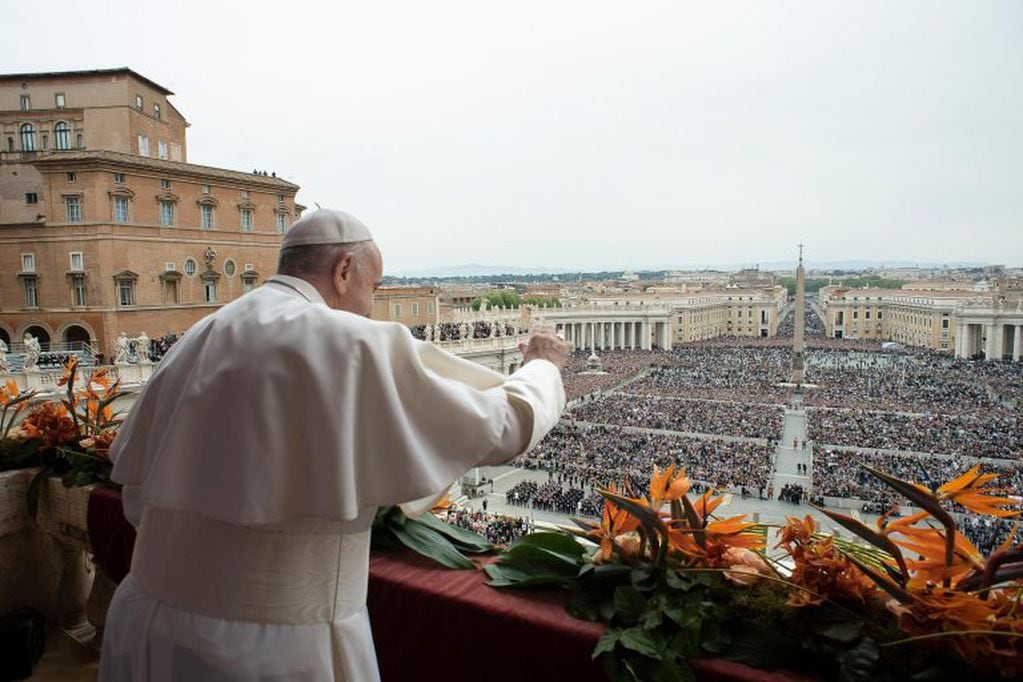 El Papa Francisco y su bendición desde el balcón