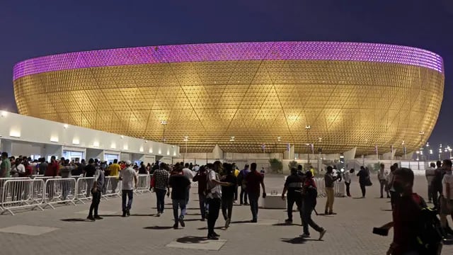 El estadio Lusail donde se jugará la final del Mundial Qatar 2022