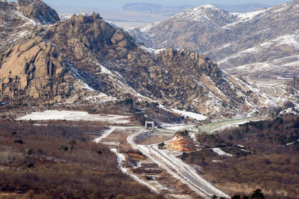 Monte Geumgang, este de Corea del Norte, en Goseong, en la provincia surcoreana de Gangwon. La próxima cumbre entre el presidente de EE.UU., Donald Trump, y el líder norcoreano, Kim Jong-un, será el próximo 27 y 28 de febrero.