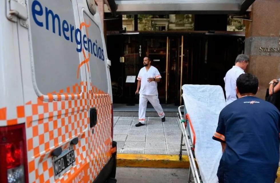 Trasladaron al paciente argentino con coronavirus. (web)