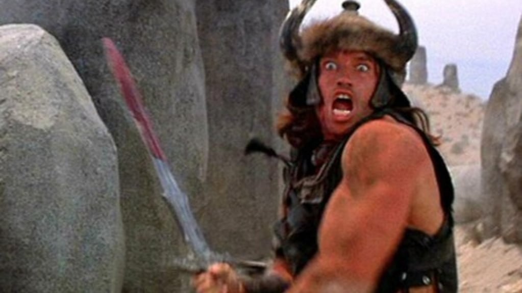 Arnold Schwarzenegger interpretó a Conan.