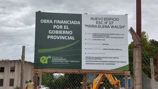 Obras en edificios escolares de Gualeguaychú
