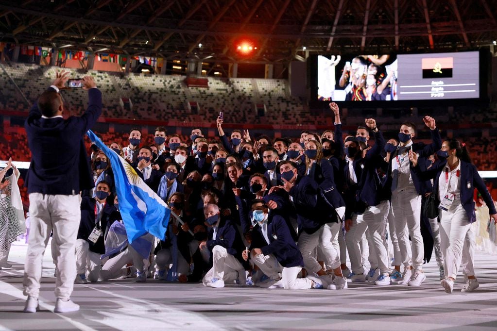 Las mejores fotos de la inauguración de los Juegos Olímpicos de Tokio 2020