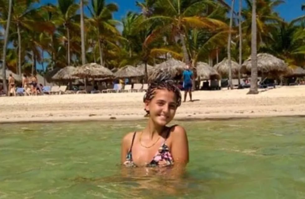 Candela Saccone, la adolescente argentina internada en Punta Cana (Foto: web)
