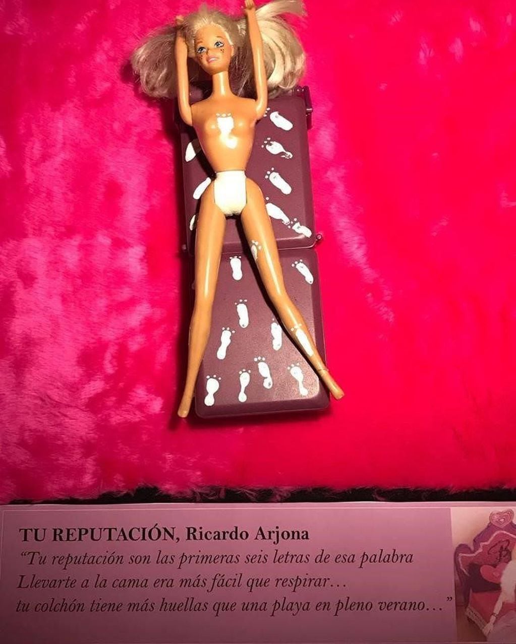 La imagen representa la canción "Tu Reputación" de Ricardo Ajona (Facebook)