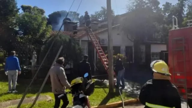 Principio de incendio en Aristóbulo del Valle dejó daños materiales