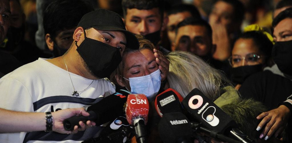 Los padres de Lucas González pidieron justicia por su hijo. Foto Clarín.