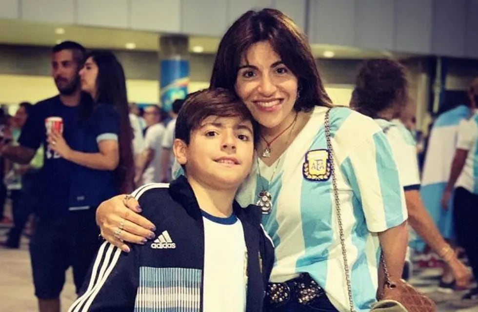 Gianinna Maradona y Benjamín Agüero