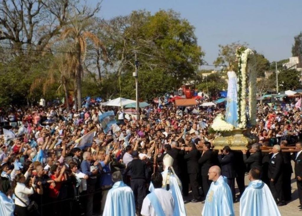 Celebraciones por el 118º aniversario de la Coronación Pontificia de la Virgen de Itatí. (Foto: La República)