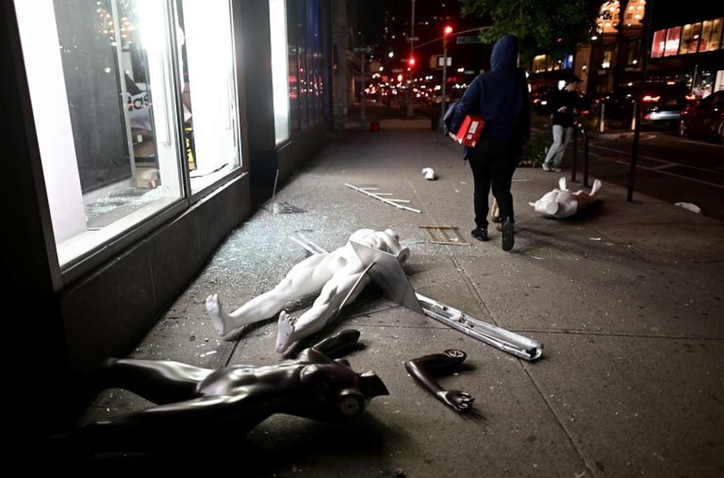 Saqueos en Manhattan (Foto: Johannes EISELE/AFP)
