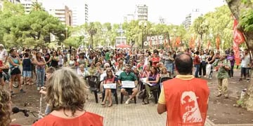 Acto de Amsafe en Rosario