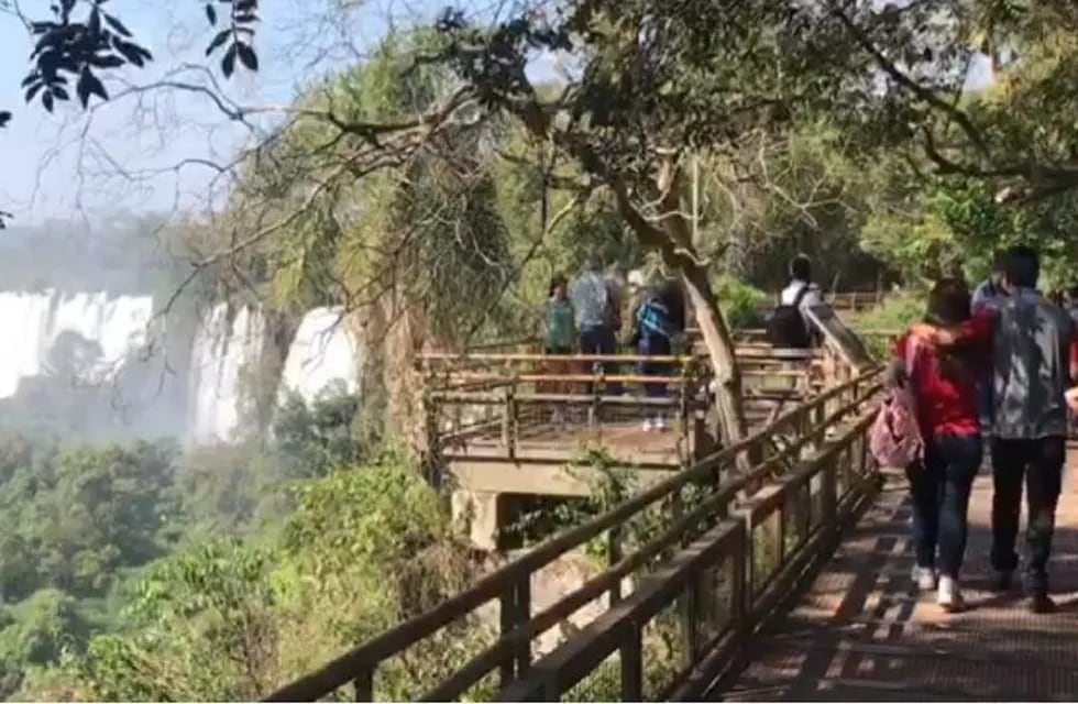 El movimiento en el Parque Nacional Iguazú fue escaso el último fin de semana.