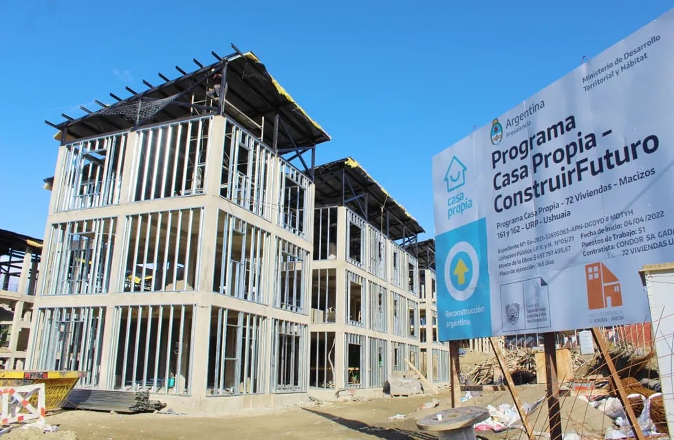 A buen ritmo va la construcción de viviendas del programa “Casa Propia -Construir Futuro”