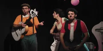 La Música nos Amontona, trío de canciones para niñas y niños que se presenta en el Teatro del Libertador