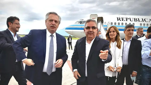 Alberto Fernández llegó a Catamarca.