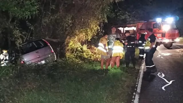 Accidente sobre la Ruta Nacional N°12 en Puerto Iguazú
