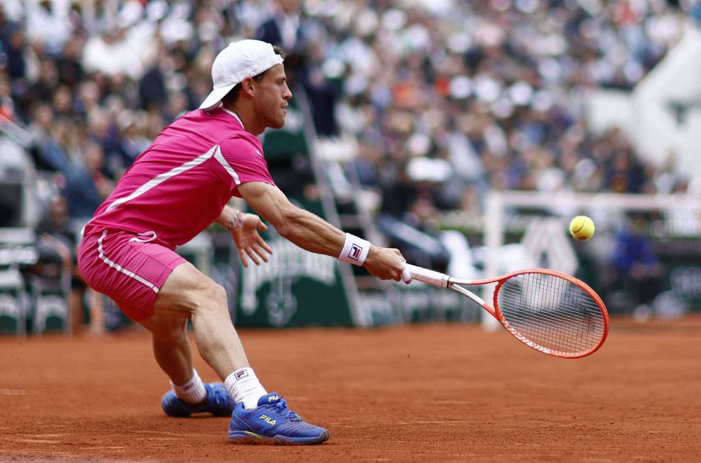 Diego Schwartzman cayó ante Djokovic en los octavos de final de Roland Garros.