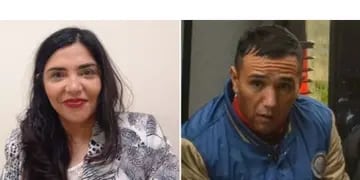 La jueza Mariel Suárez y el preso Cristian “Mai” Bustos.