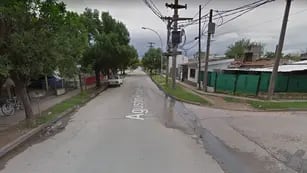 El hecho ocurrió en Roque Arias y Baudillo Vazquez de Bº Las Palmas. (Google Street View)