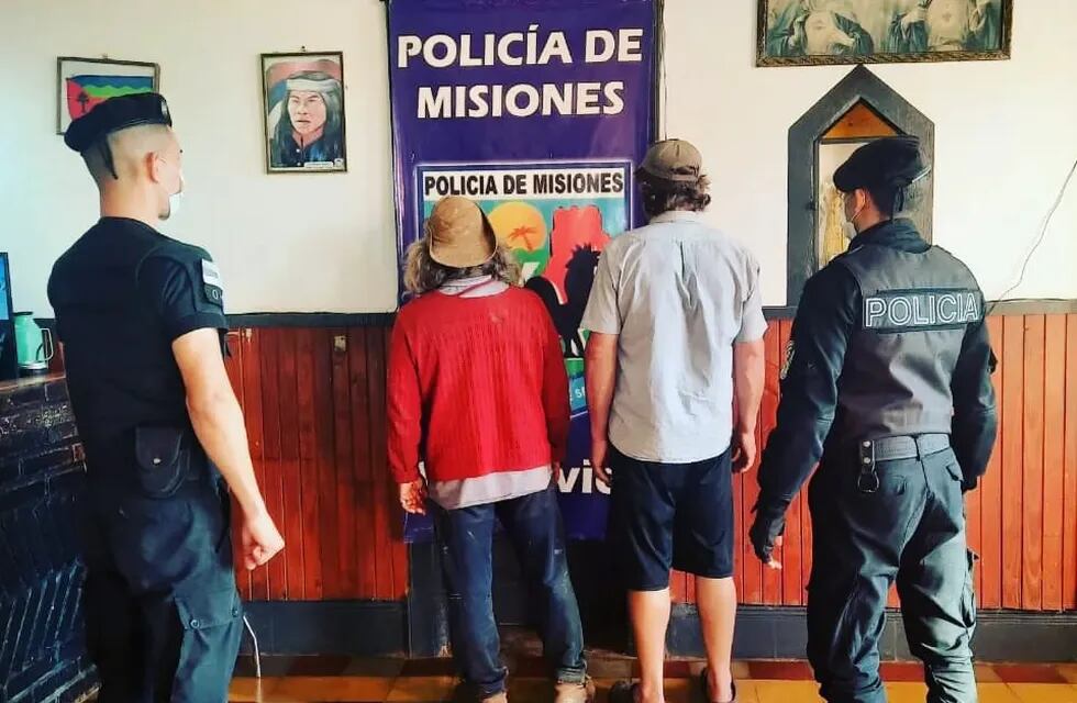 Recuperan objetos robados y detienen a dos sospechosos en San Javier y Oberá.