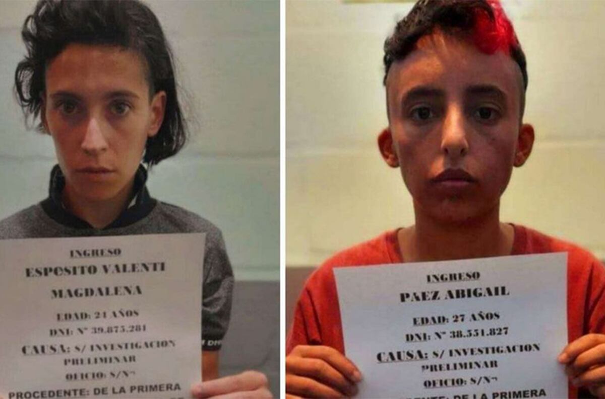 Magdalena Espósito Valenti (24), y su pareja, Abigail Páez (27), podrían tener cadena perpetua.