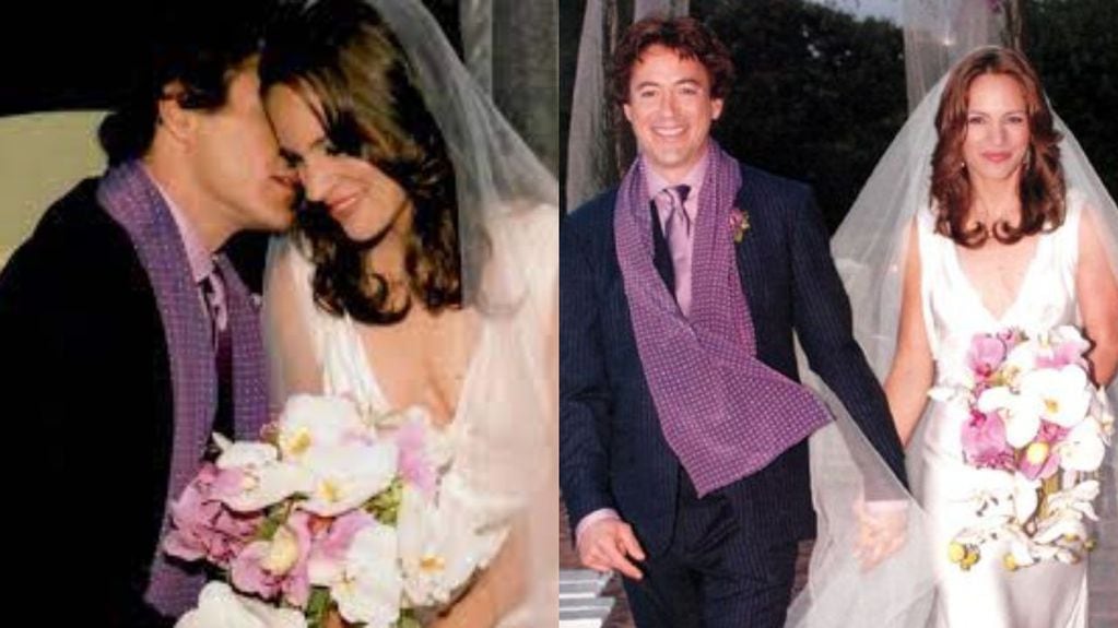 Fotos del casamiento de Robert Downey Jr y su esposa.