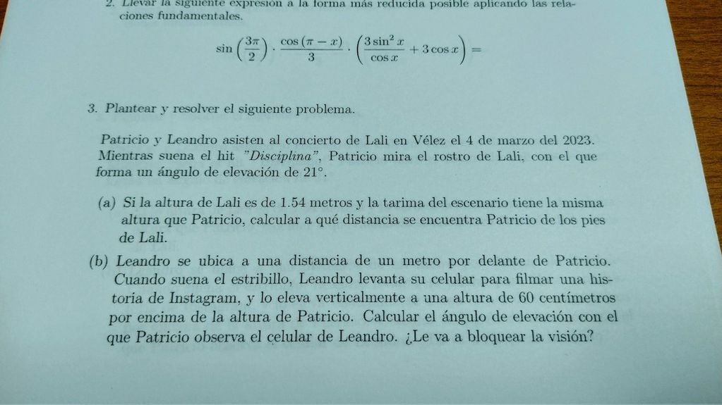 Este es el problema matemático sobre Lali Espósito que se hizo viral.