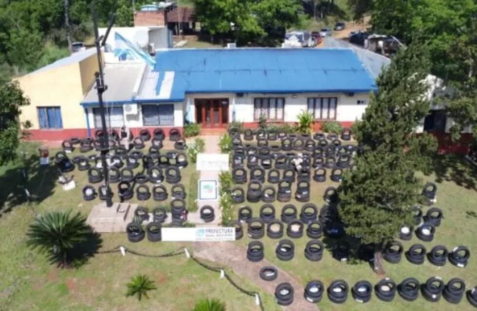 Jardín América: secuestran millonario contrabando de neumáticos.