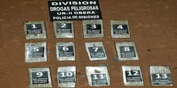 Efectivos policiales incautan casi 10 kilogramos de marihuana en Colonia Alberdi