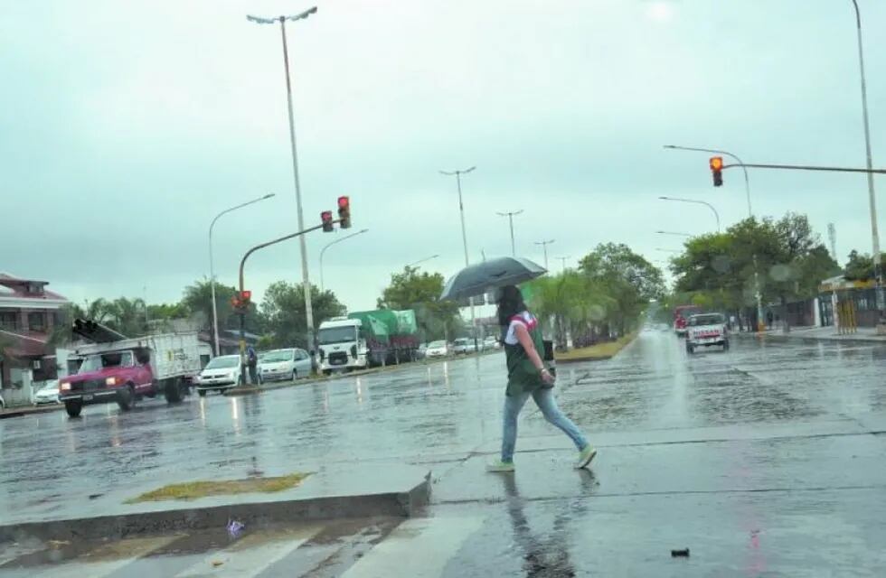 Inicio de primavera con lluvia en la capital provincial.