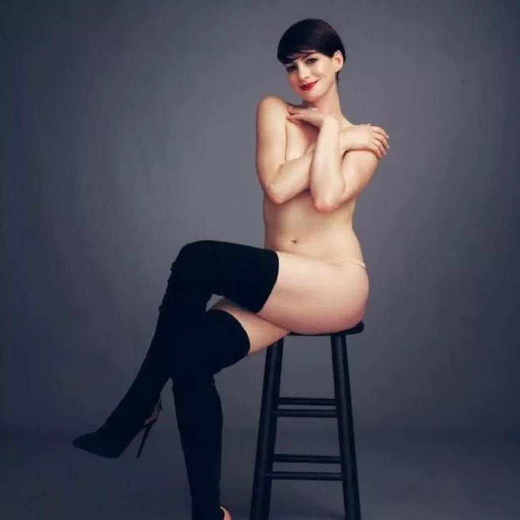 Se filtraron fotos de Anne Hathaway desnuda