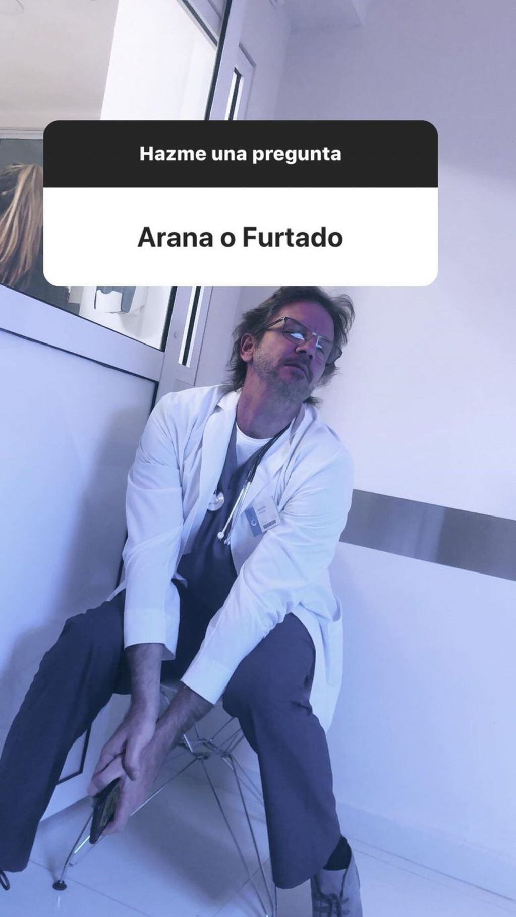 Natalie Pérez compartió una foto de las grabaciones que está llevando a cabo junto a Facundo Arana (Instagram/ untedetiloporfavor)